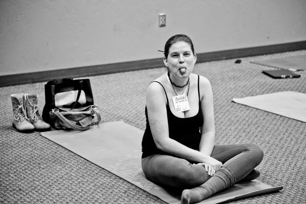 Kiki Nelson took this very serious photo of me behaving like a mature adult.